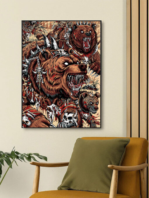 Metallica Denver Tour Poster Canvas M72 No Repeat Weekend June 29 2025 3