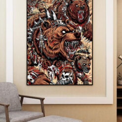 Metallica Denver Tour Poster Canvas M72 No Repeat Weekend June 29 2025 5