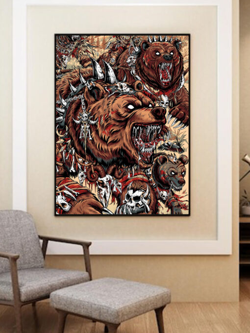 Metallica Denver Tour Poster Canvas M72 No Repeat Weekend June 29 2025 5