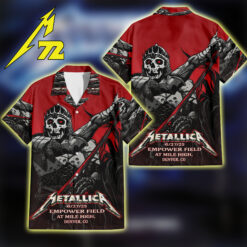 Metallica Hawaiian Shirt No Repeat Weekend in Denver Limp Bizkit + Pantera | M72 Summer Tour 2025-1