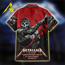 Metallica Hawaiian Shirt No Repeat Weekend in Denver Limp Bizkit + Pantera | M72 Summer Tour 2025-2