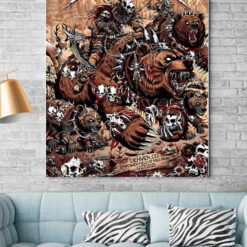 Metallica M72 2025 Denver Night 2 Poster Canvas June 29 Event Art Featuring Pantera Suicidal Tendencies 2