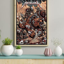 Metallica M72 2025 Denver Night 2 Poster Canvas June 29 Event Art Featuring Pantera Suicidal Tendencies 3