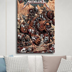 Metallica M72 2025 Denver Night 2 Poster Canvas June 29 Event Art Featuring Pantera Suicidal Tendencies 4