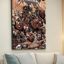 Metallica M72 2025 Denver Night 2 Poster Canvas June 29 Event Art Featuring Pantera Suicidal Tendencies 5