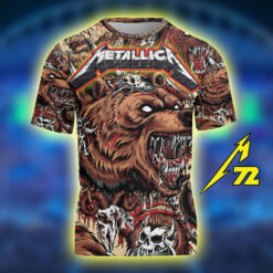 Metallica M72 3D Shirt – Denver June 29 2025 Featuring One Sanitarium Creeping Death – Empower Field Exclusive-3