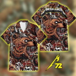 Metallica M72 Hawaiian Shirt Setlist One Sanitarium Moth Into 1