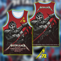 Metallica M72 Baseball Jersey – Denver Tour Edition June 27 Pop-Up Exclusive with Tour Logo 1