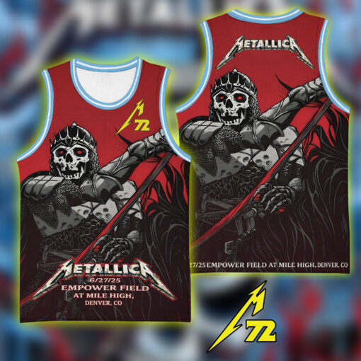 Metallica M72 Baseball Jersey – Denver Tour Edition June 27 Pop-Up Exclusive with Tour Logo 1