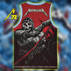 Metallica M72 Baseball Jersey – Denver Tour Edition June 27 Pop-Up Exclusive with Tour Logo 2