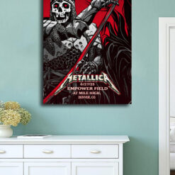 Metallica Pop Up Shop Poster Canvas 1