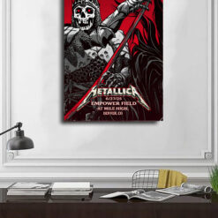 Metallica Pop Up Shop Poster Canvas 2