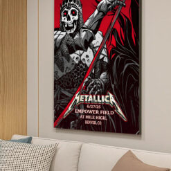 Metallica Pop Up Shop Poster Canvas 3