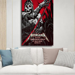 Metallica Pop Up Shop Poster Canvas 4