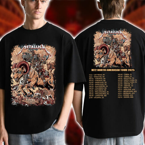 Metallica Ram Reaper T Shirt Limited Edition Tour Merch Denver Night 2 June 29 2025 1