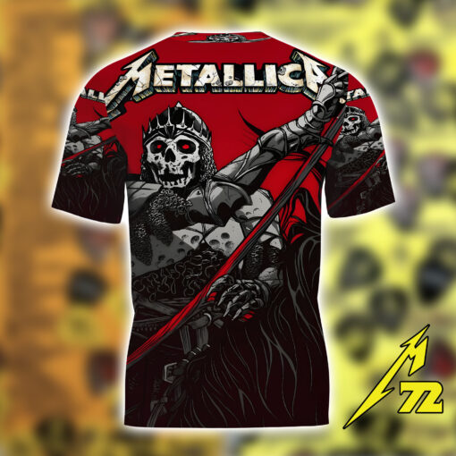 Official Metallica AOP T Shirt Denver June 2025 Pop Up Shop 2