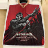 Official Metallica Denver June 27 2025 Tour Blanket Limited Edition Pop-Up Shop Exclusive 5