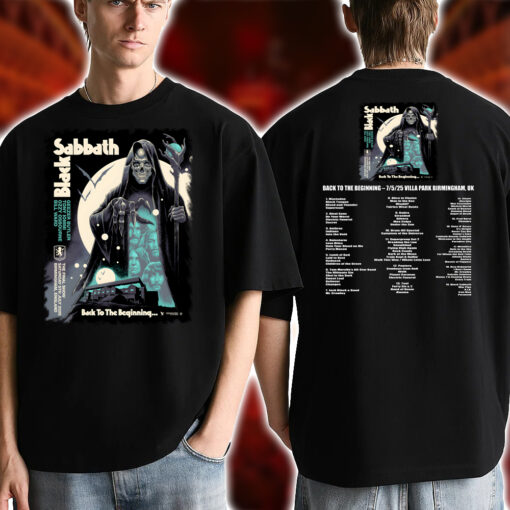 Black Sabbath Final Concert 2025 T Shirt Back to the Beginning Farewell Show
