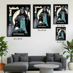 Black Sabbath Last UK Concert Poster Villa Park 2025 Reaper Full Moon Legendary Farewell Print 2