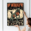 Metallica Bleeding Me Load Remastered 2025 Poster Canvas Wolf‑inspired Art