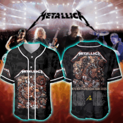 Metallica Denver 2025 Baseball Jersey M72 Tour Merch June 27 Empower Field 4