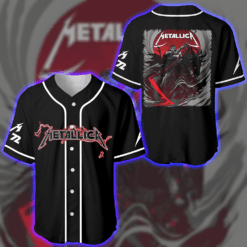 Metallica Denver Baseball Jersey Official M72 Tour June 27 29 1