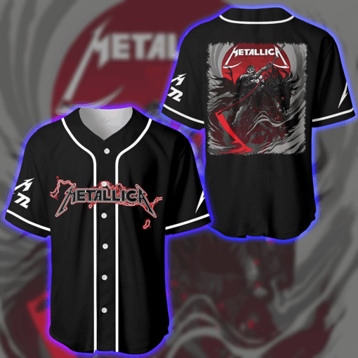 Metallica Denver Baseball Jersey Official M72 Tour June 27 29 1