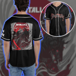 Metallica Denver Baseball Jersey Official M72 Tour June 27 29 4