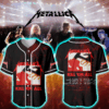 Metallica Kill 'Em All Baseball Jersey 1983 Album Tribute Vintage Thrash Vibe 1