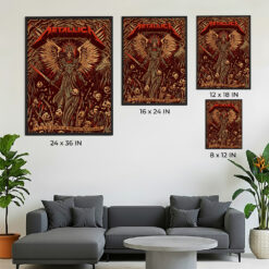 Metallica M72 2025 Atlanta Poster June 3 Mercedes‑Benz Stadium Angel of Death Tour Art Pantera Suicidal Tendencies