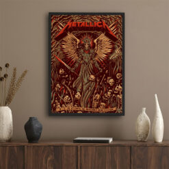 Metallica M72 2025 Atlanta Poster June 3 Mercedes‑Benz Stadium Angel of Death Tour Art Pantera Suicidal Tendencies