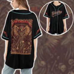 Metallica M72 Atlanta Baseball Jersey Limited Tour Edition June 3 2025 Mercedes‑Benz Stadium 5