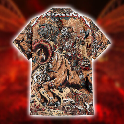 Metallica M72 Hawaiian Shirt – Denver June 29 Night 2 (Summer Merch Drop) 2
