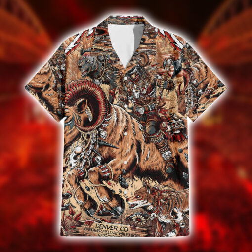 Metallica M72 Hawaiian Shirt – Denver June 29 Night 2 (Summer Merch Drop) 3