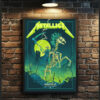 Metallica M72 Houston 2025 Poster June 14 2025 NRG Stadium Houston Texas Artwork by Vance Kelly
