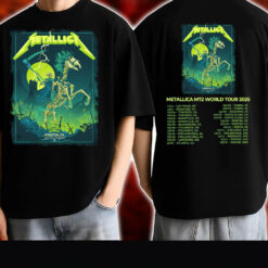 Metallica M72 Houston T Shirt – Grim Reaper Horseman Design – June 14 2025 at NRG Stadium