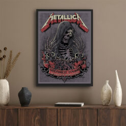 Metallica M72 Landover 2025 Poster – May 28, 2025 – Northwest Stadium, Maryland – Artwork by Cisco Rivera