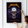 Metallica M72 Tour Poster Wall Art – Exclusive Concert Print – Charlotte 2025 Bank of America Stadium 1