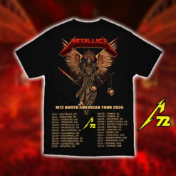 Metallica M72 Unisex T shirt Atlanta June 3 2025 ft Pantera & Suicidal Tendencies (Official Tour Tee) 1