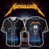 Metallica M72 World Tour Baseball Jersey Charlotte Concert Edition May 31 2025 2