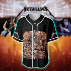 Metallica M72 World Tour Baseball Jersey Denver June 29  2025 at Empower Field at Mile High 4