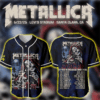 Metallica M72 World Tour Baseball Jersey Santa Clara June 22 2025 Levi’s Stadium Concert Merch 5