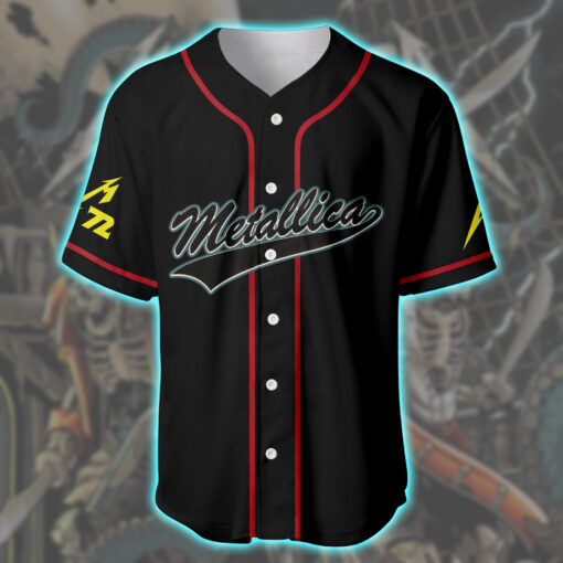 Metallica M72 World Tour Baseball Jersey Tampa Night 1 Exclusive June 6 2025 at Raymond James Stadium 5