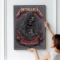 Metallica M72 World Tour Canvas Wall Art Landover Pop‑Up Exclusive Northwest Stadium May 28 2025
