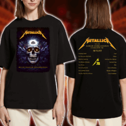Metallica M72 World Tour T‑Shirt Charlotte 2025 Charlotte May 31 2025 women