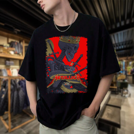 Metallica M72 World Tour Unisex T Shirt No Repeat Weekend Columbus May 11 2025 at Sonic Temple 1