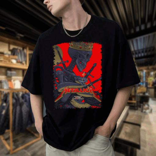 Metallica M72 World Tour Unisex T Shirt No Repeat Weekend Columbus May 11 2025 at Sonic Temple 1