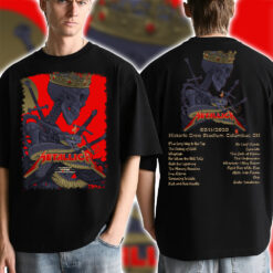 Metallica M72 World Tour Unisex T Shirt No Repeat Weekend Columbus May 11 2025 at Sonic Temple 3