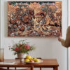 Metallica Ram Reaper Canvas Wall Art Collector’s Full Show Edition June 1