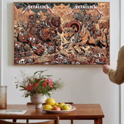 Metallica Ram Reaper Canvas Wall Art Collector’s Full Show Edition June 1
